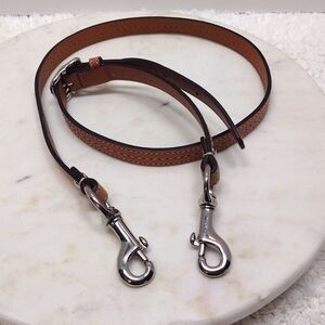 Mocha Purse Strap 5 Eyelets Adjustable 31"-35 1/4" Long x 9/16" Wide #99-02